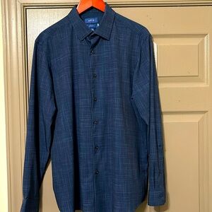 apt 9 dress shirt Apt. Mens Dark Gray Long Sleeve Flannel XX-Large : Clothing, Shoes & Jewelry Spread collar flares to accommodate wider tie knots Apt. 9 Men's Apt. 9